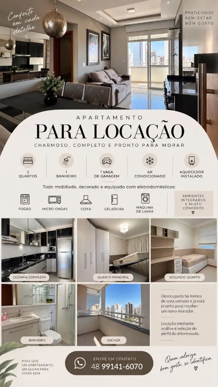 ALUGO MARAVILHOSO APARTAMENTO TOTALMENTE MOBILIADO