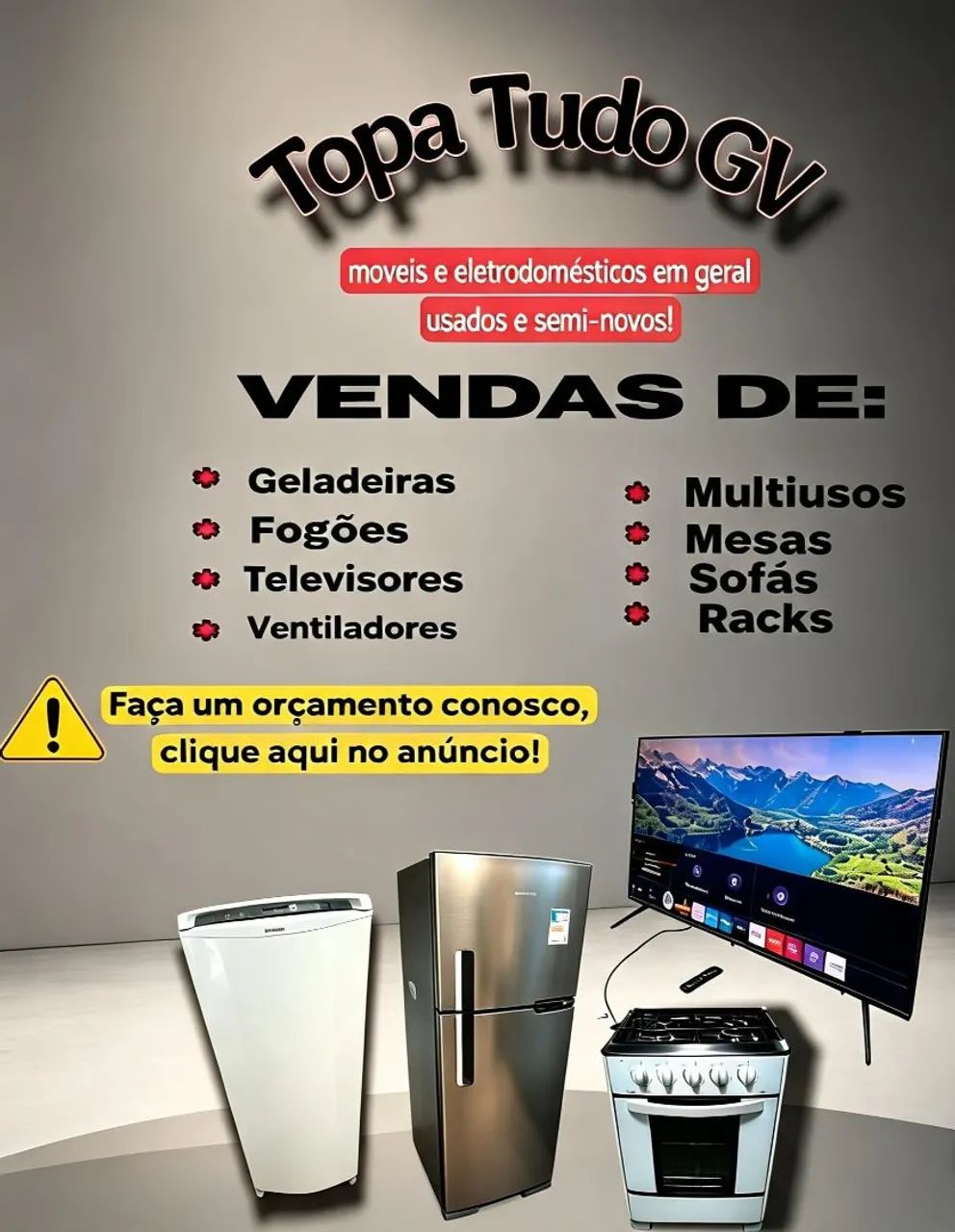 Topa Tudo GV Móveis e  Eletrodomésticos 