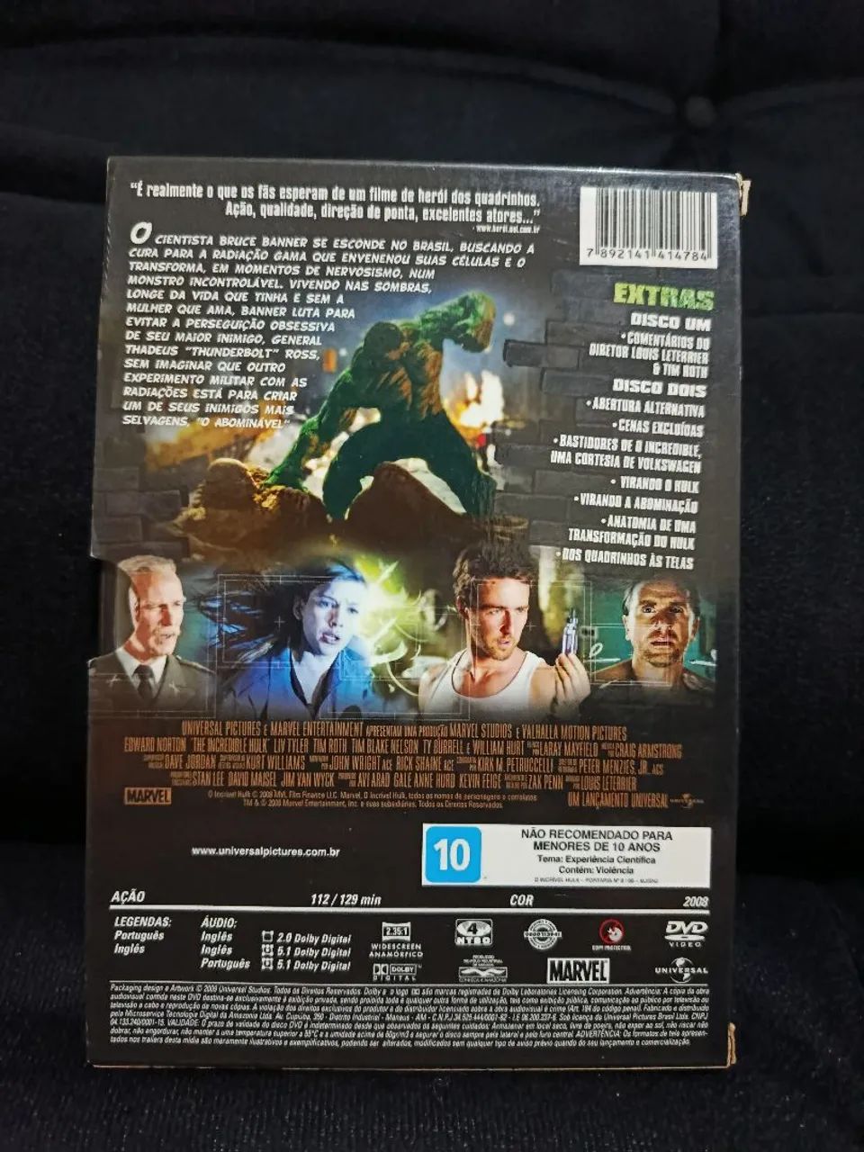 DVD (Duplo)O Incrível Hulk - 2008 - Foto 5