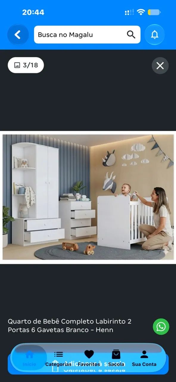 Guarda roupa infantil  - Foto 4