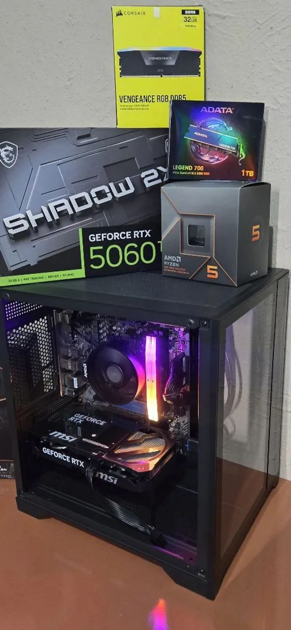 PC Gamer Ryzen 5 8500G | RTX 5060ti 16GB | Ram 32GB VENGEANCE RGB DDR5