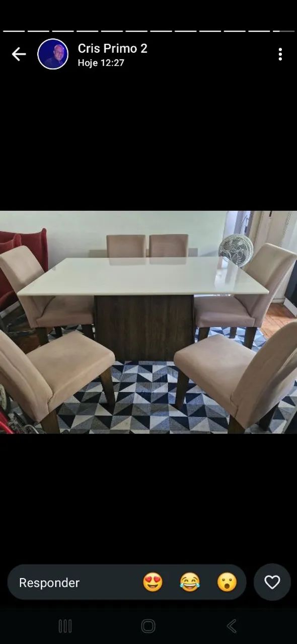 Mesa com 6 cadeiras  - Foto 2
