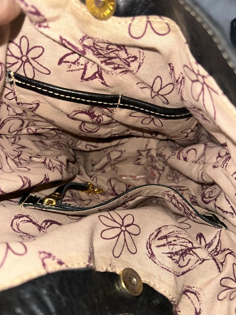 Bolsa Anandra Original em Couro Legítimo Preta - Foto 4