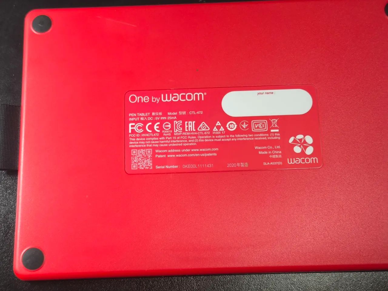 Mesa Digitalizadora Wacom by One - Sem Caneta e Cabo