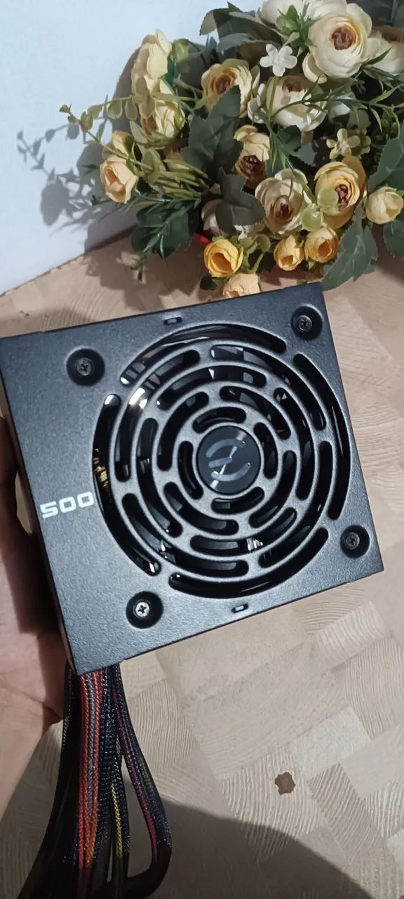 Fonte EVGA 500W 80 Plus White - Funcionando 100% - Foto 2