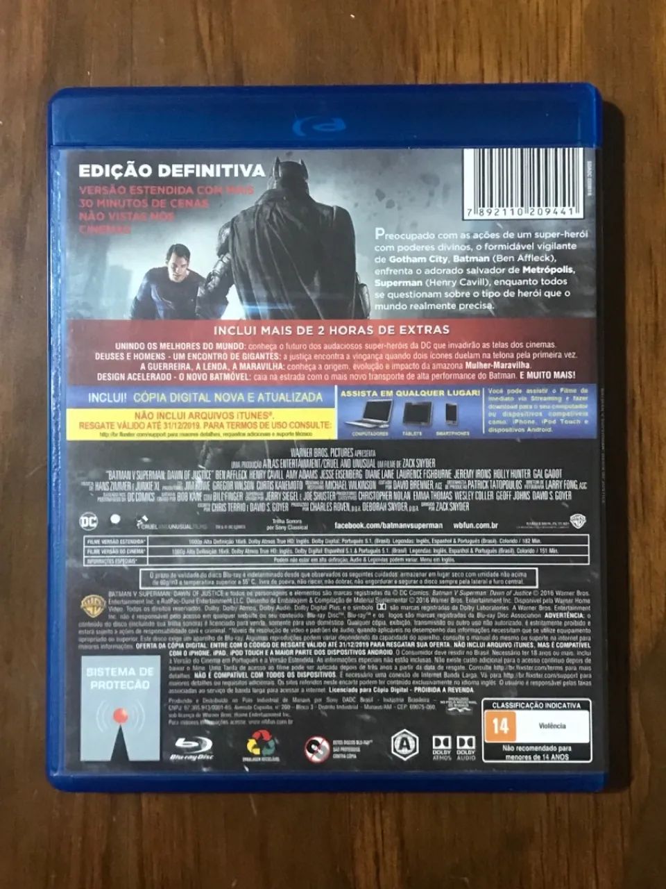 DVD Blu-ray Batman vs Superman - Foto 2