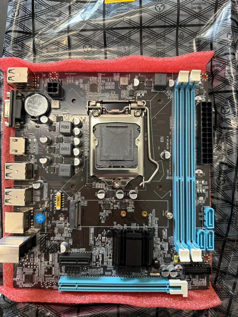 Placa mãe 1155 h61 Intel 2ª e 3ª geração - Foto 2