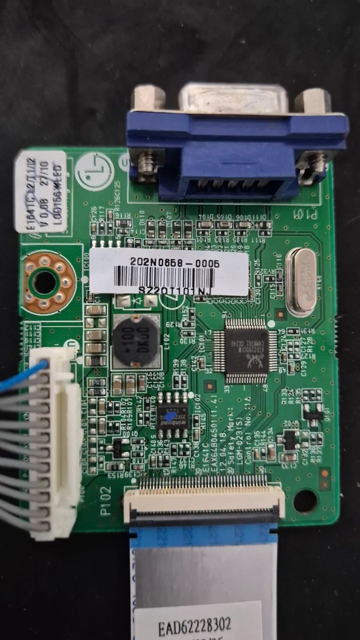 Placas do monitor LG E1641C-PN