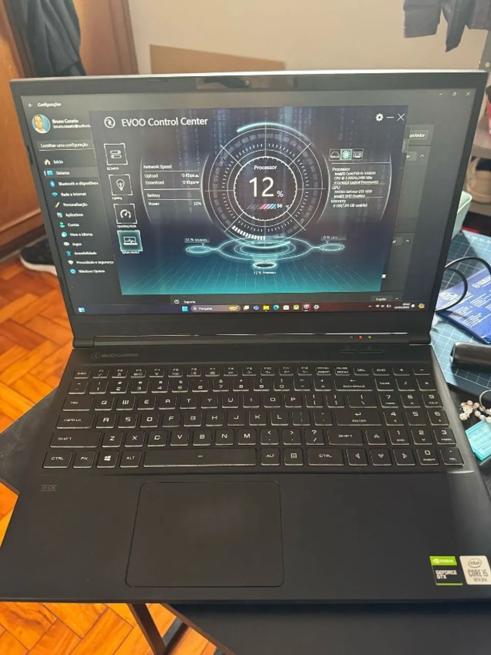 Notebook Gamer I5 10300H GTX 1650