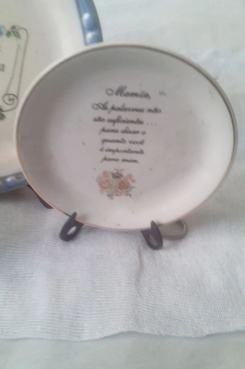Pratos decorativos  .