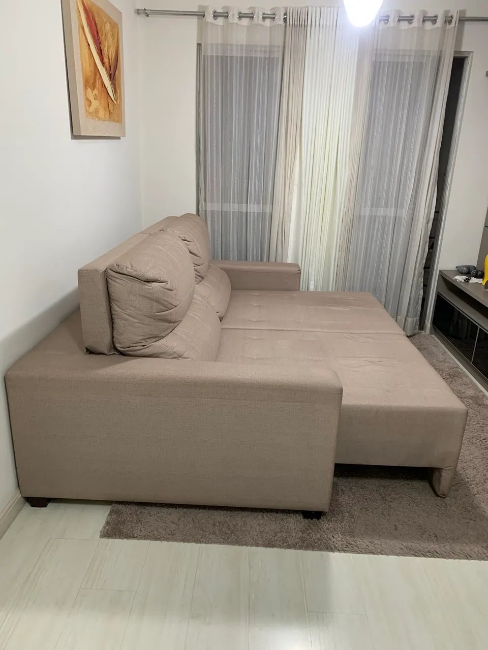 Sofá Retrátil 3 lugares. - Foto 4