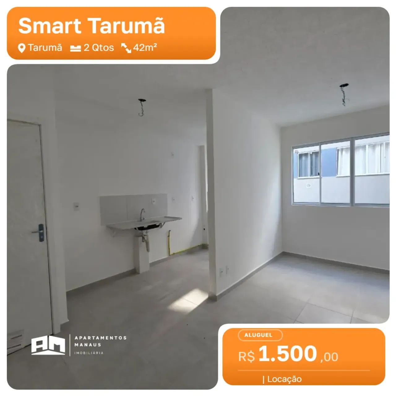 Smart Tarumã - 2 Quartos - Tarumã