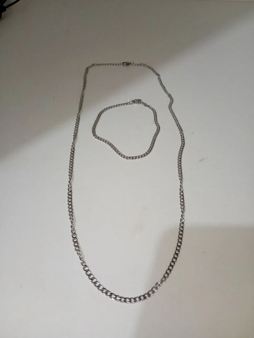 Conjunto Colar + Pulseira Masculina - Foto 2
