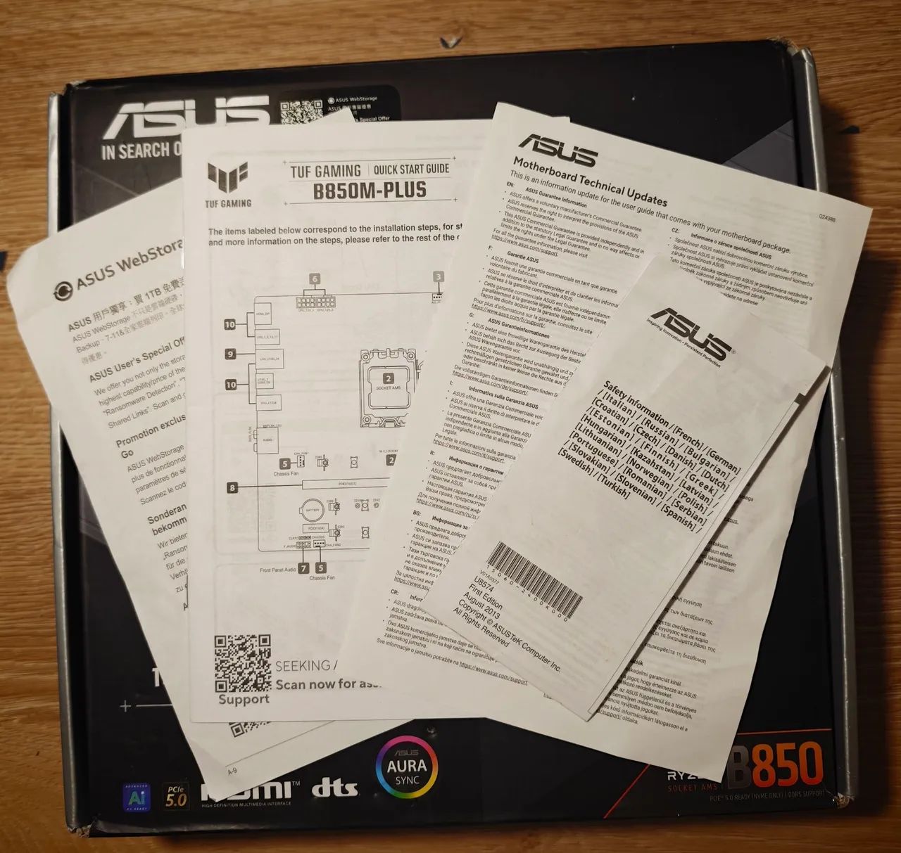 B850m-Plus Tuf Gaming (defeito-legenda) - Foto 5