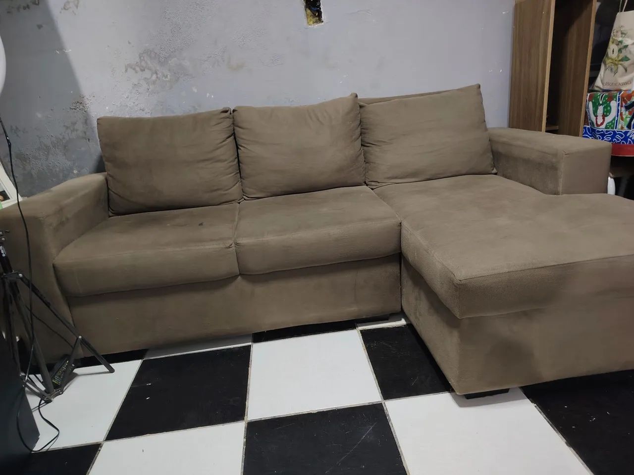 Sofá marrom - Foto 2