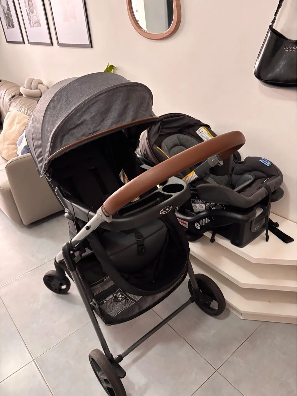 Carrinho Graco 3 em 1  - Foto 3