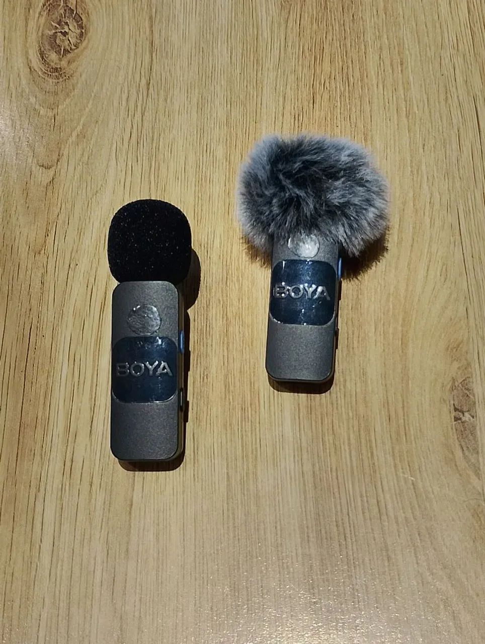 Microfone Sem Fio BOYA BY-V20 USB-C com 2 Microfones e Acessórios - Foto 2