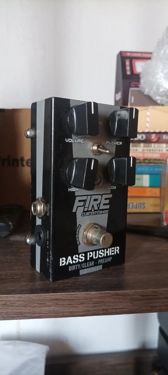 Pedal Fire Bass Pusher Preamp (Venda/Troca)  - Foto 4