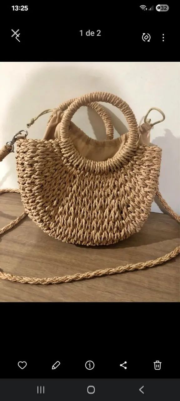 Vendo bolsa de praia semi nova.