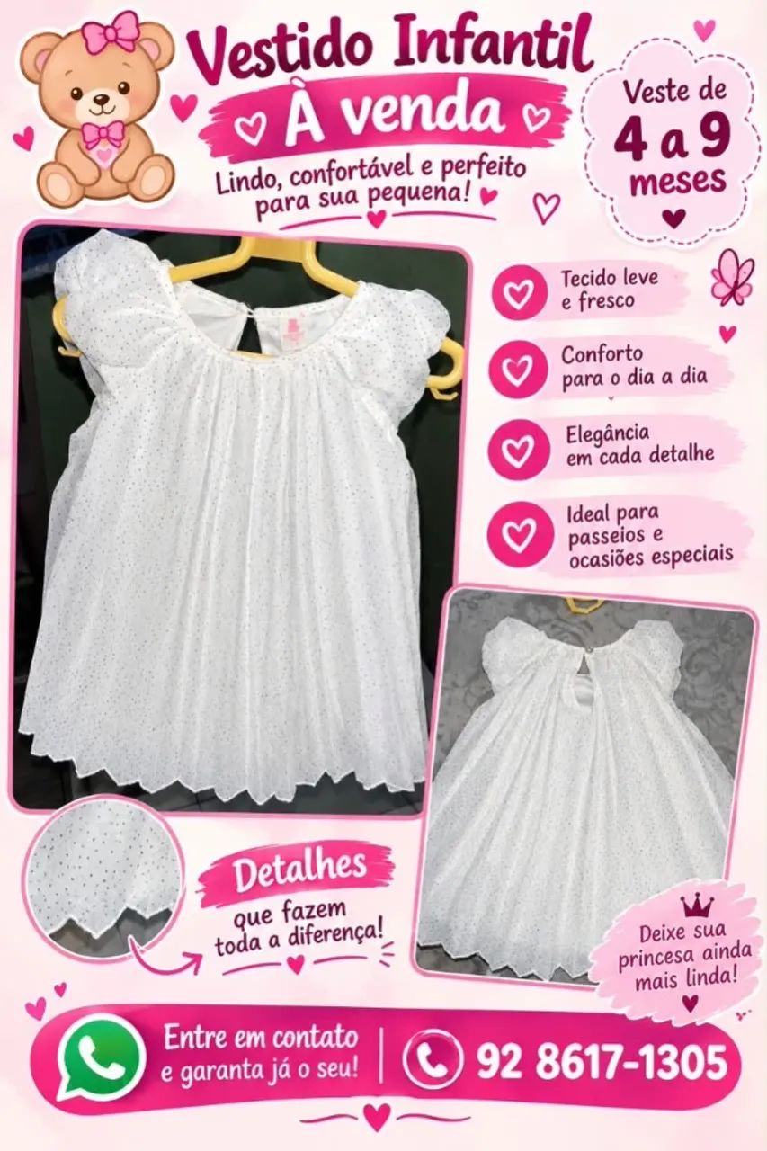 Vestido infantil 