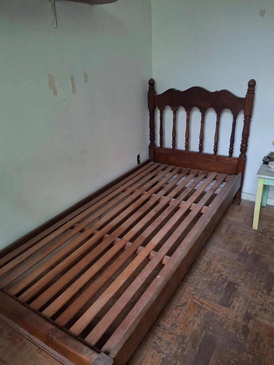 Cama de solteiro de madeira - Foto 3