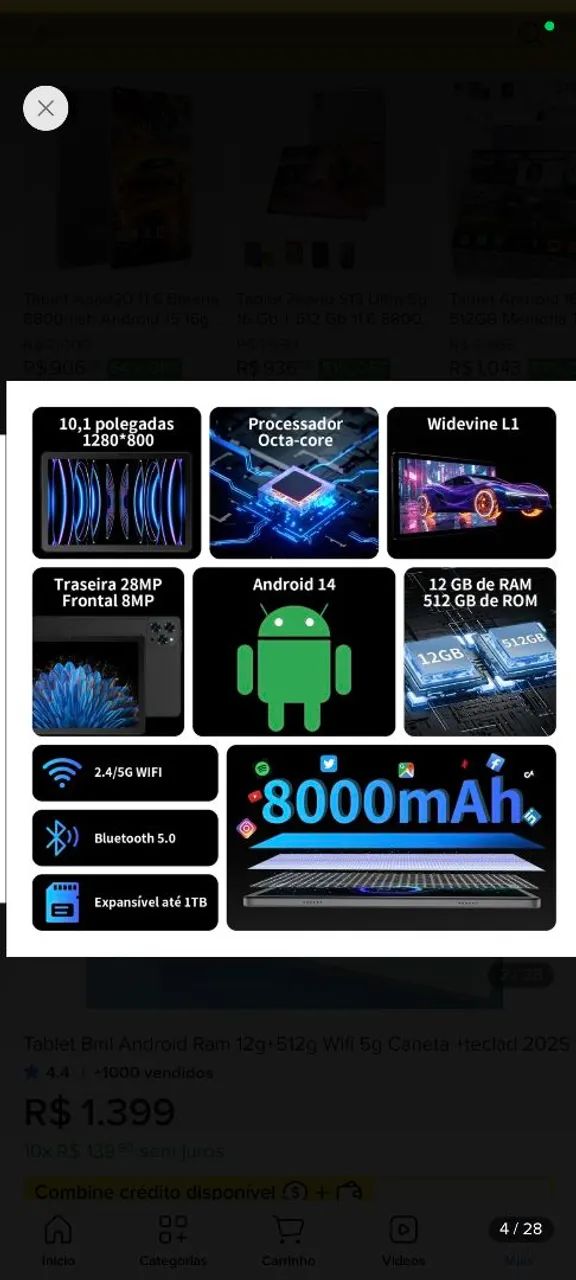 Tablet  - Foto 3
