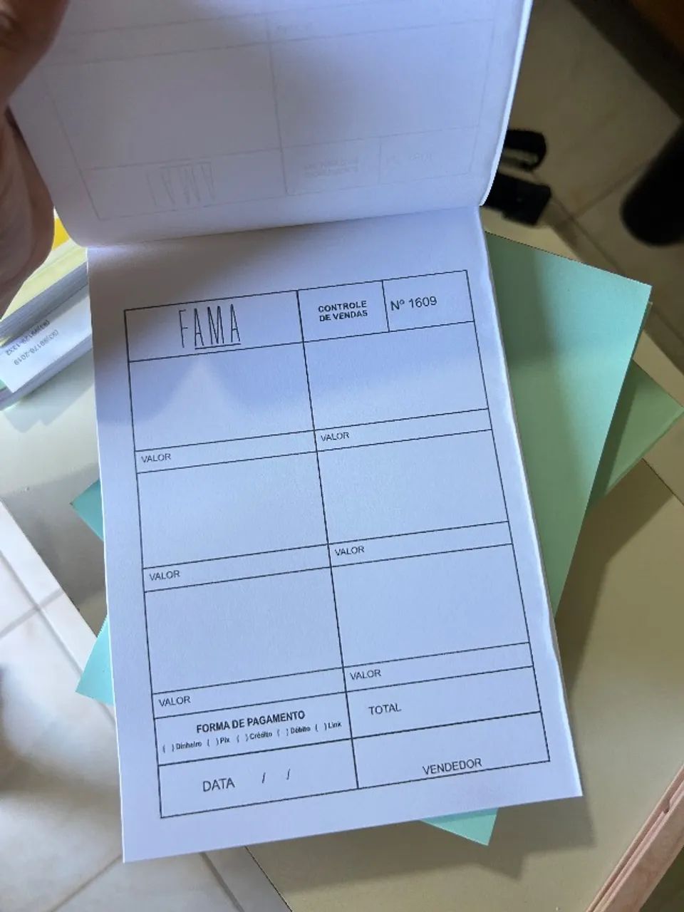 Blocos de Notas e Recibo - Foto 4
