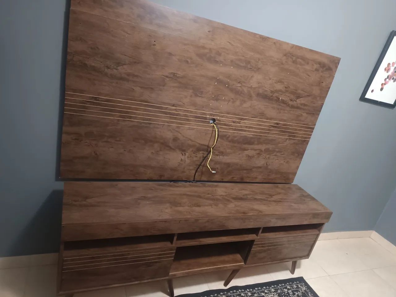 Rack com painel 