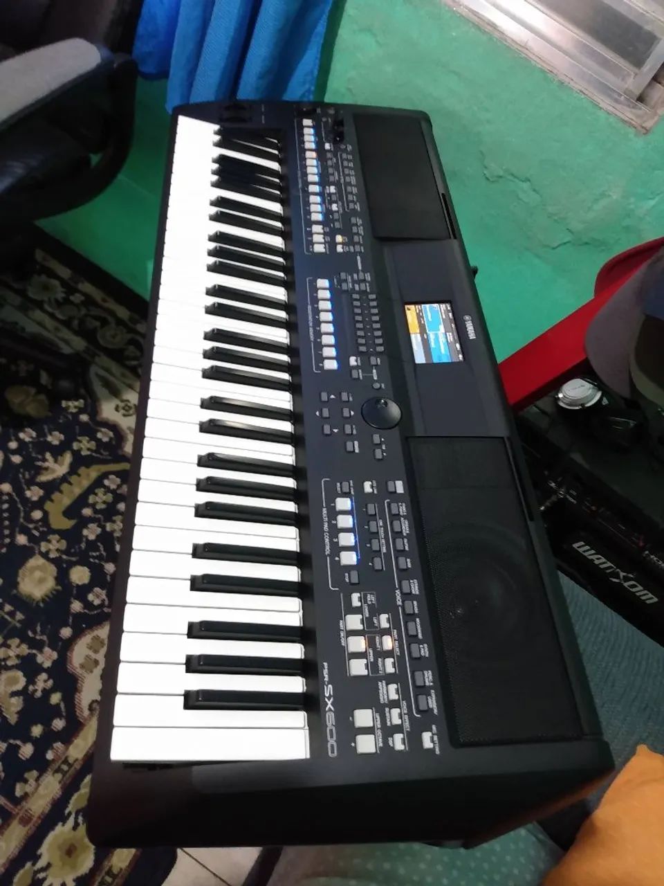 Teclado SX 600 usado em excelente estado de conservação já programado com pack VG samples. - Foto 5