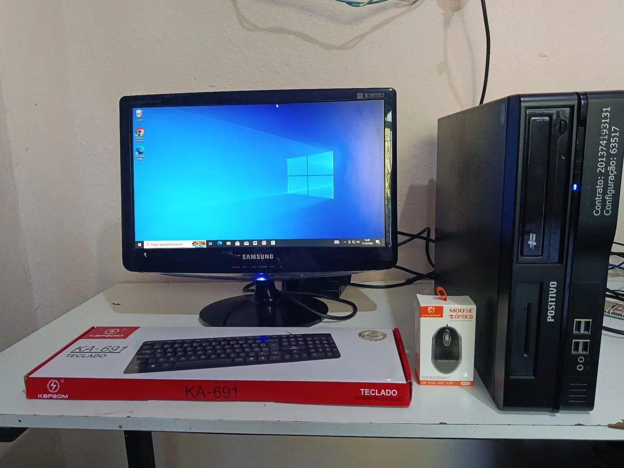 Computador optplex empresarial completo  monitor 18 polegadas, processador Intel core i3  - Foto 2