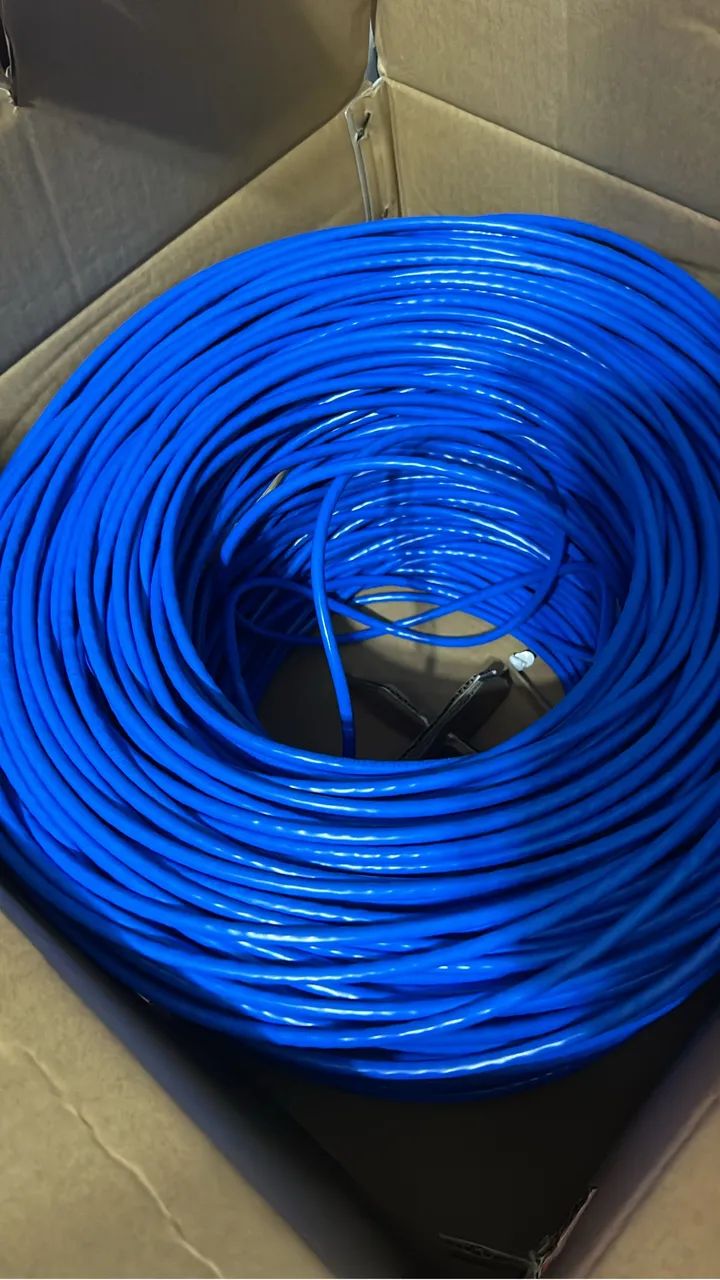 Cabo de rede cat6 seccon azul  - Foto 2