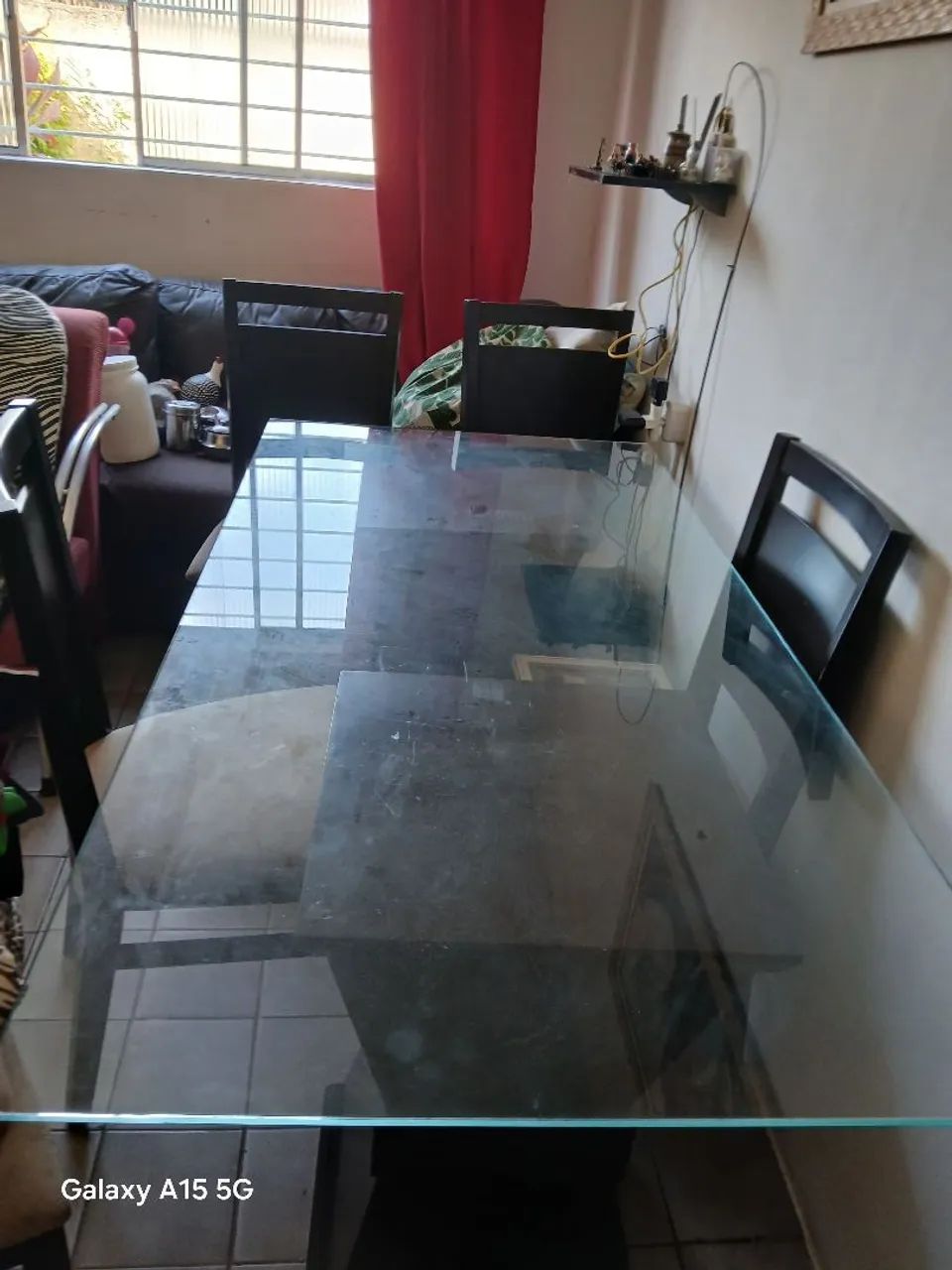 Mesa de vidro + Hack de madeira  - Foto 2