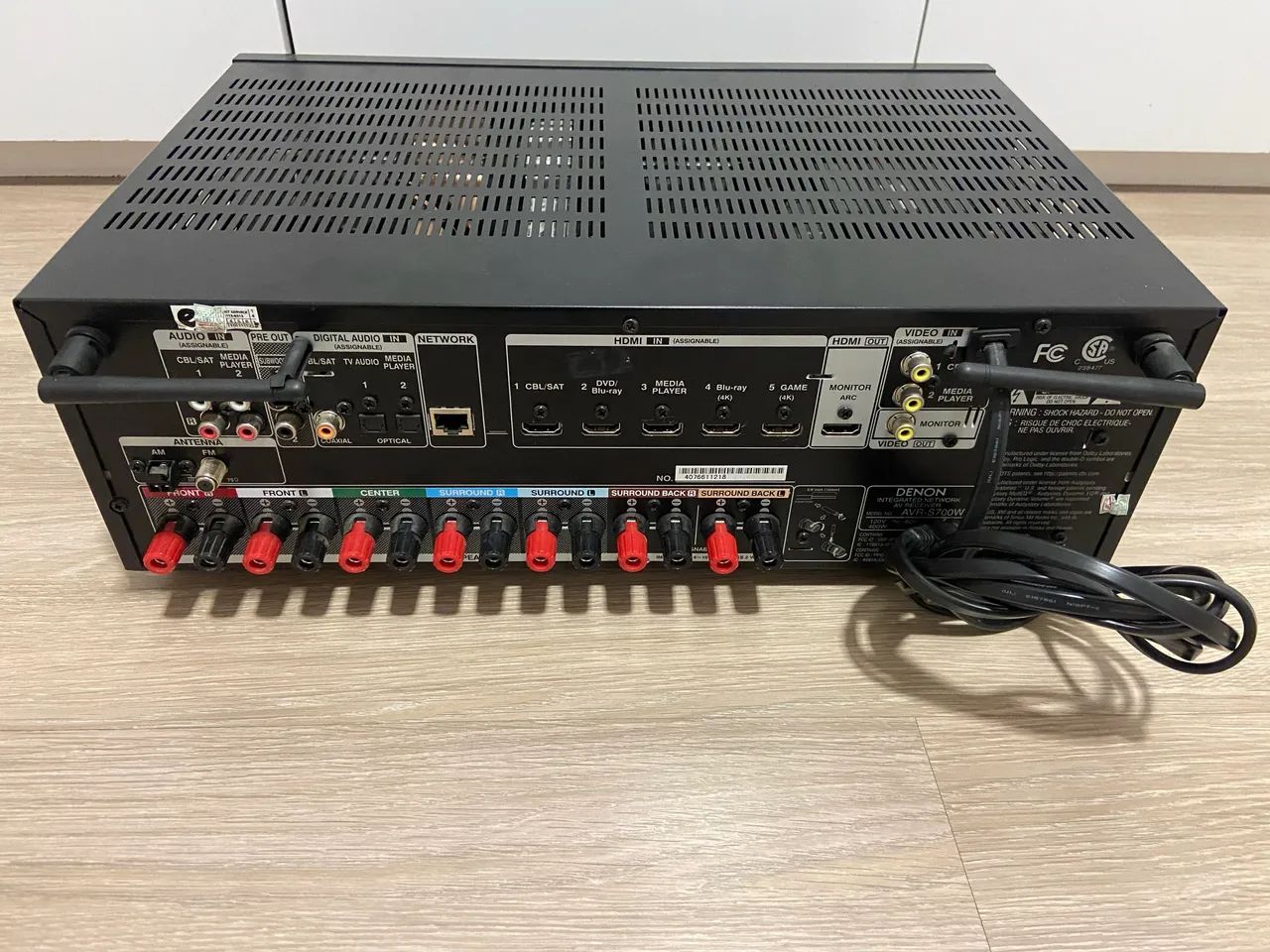 Receiver Denon AVR-S700W - Foto 2