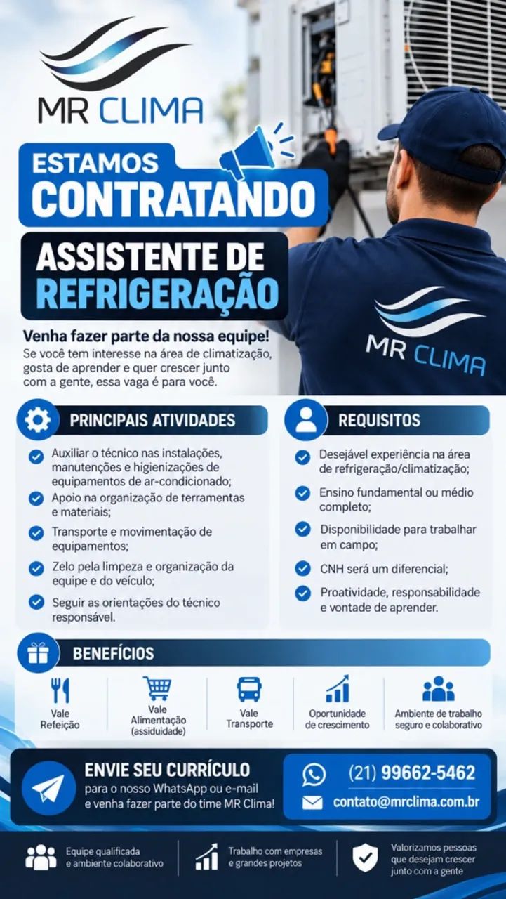 Assistente de Refrigeração 