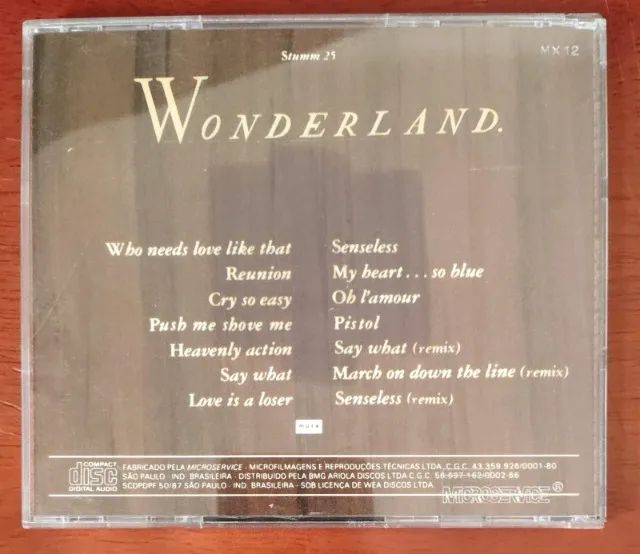 CD - Erasure - Wonderland -1986 (CONSERVADO) - Foto 3