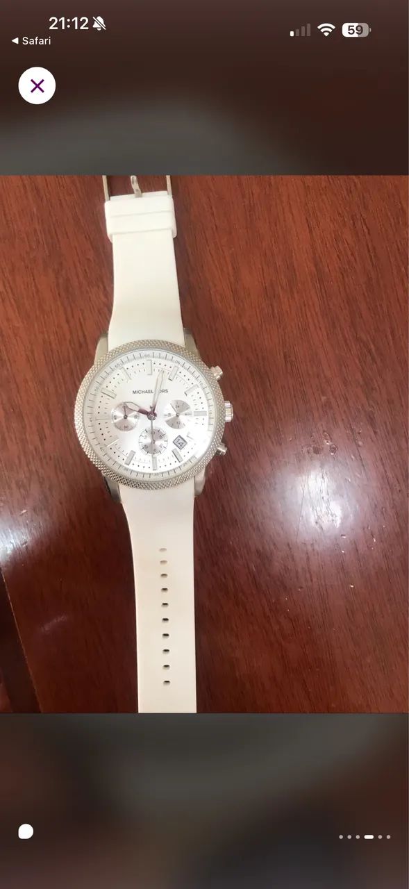 Relógio Michael Kors MK8284 Branco - Foto 5