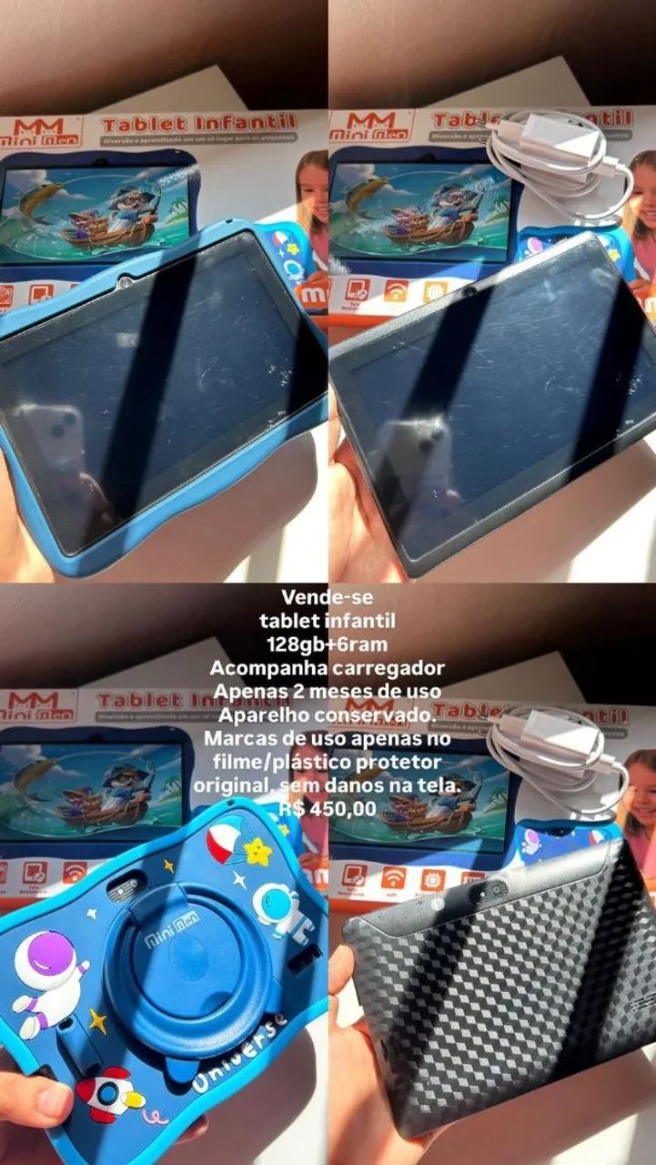 Vende-se Tablet infantil, valor negociável 