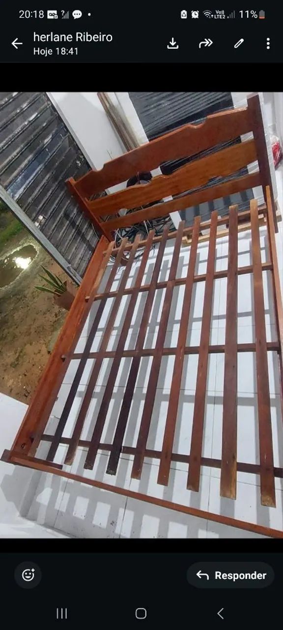 Uma cama de casal completa  - Foto 2