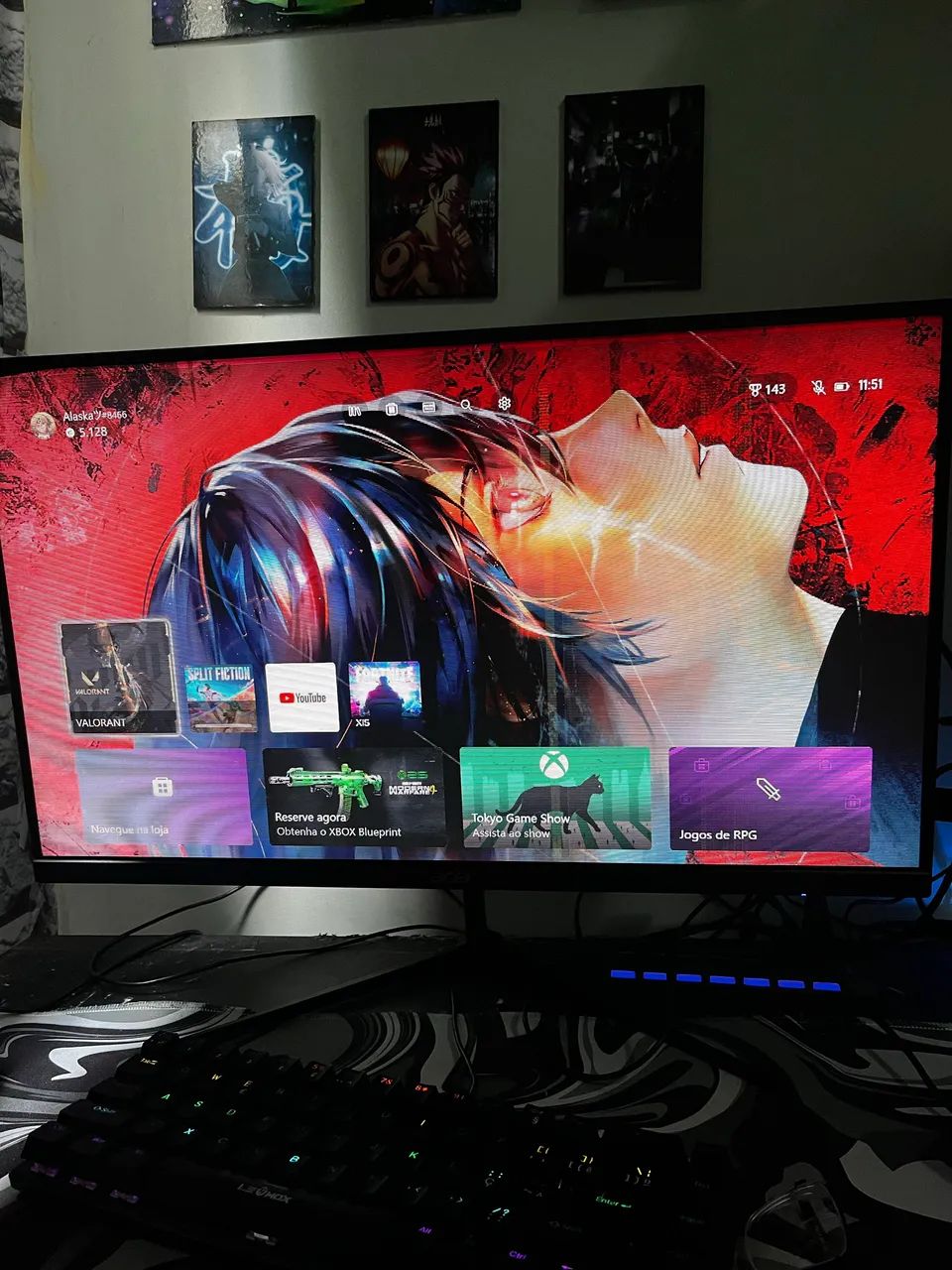 Monitor gamer acer nitro 24 polegadas 120hz (com avaria) - Foto 3