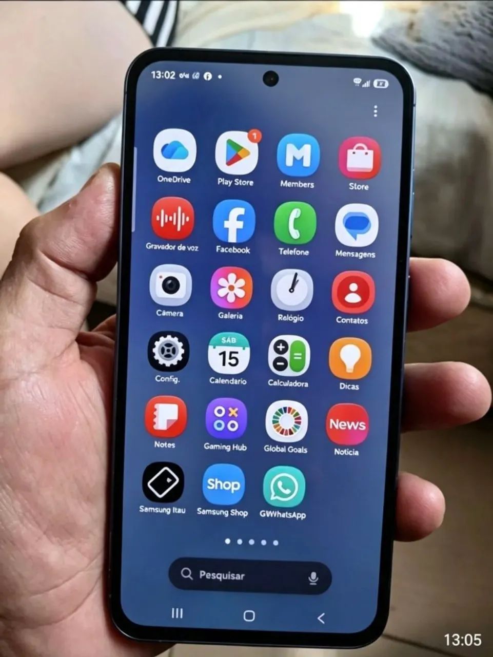 SANSUNG A55 128GB 8GB RAM ZERADO TROCO - Foto 2