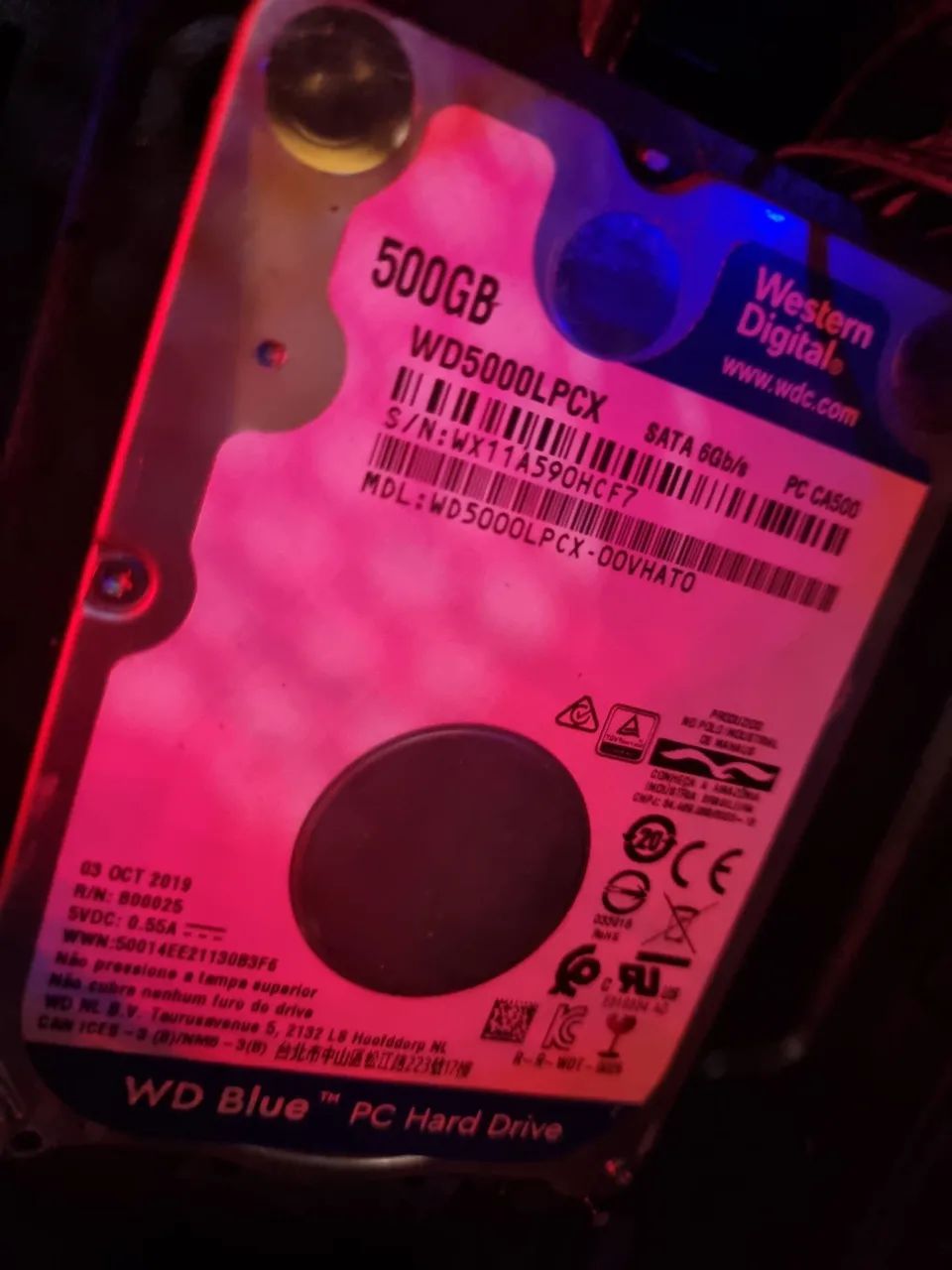HD 500gb WD Blue - Foto 2