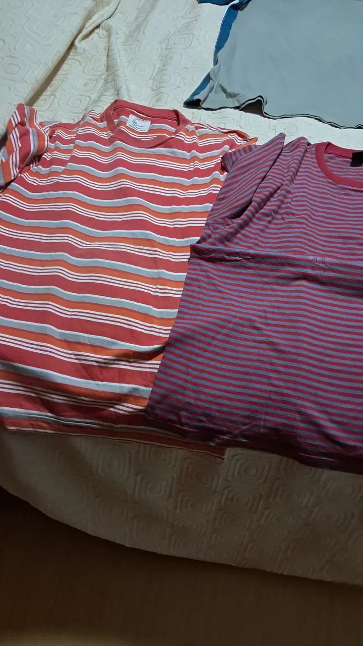 5 Camisetas de marcas tam gg e m em dinheiro  - Foto 3