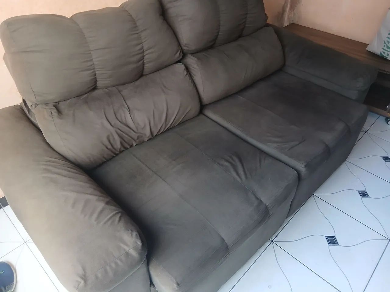 Sofá Marjon 3 lugares retrátil  - Foto 3