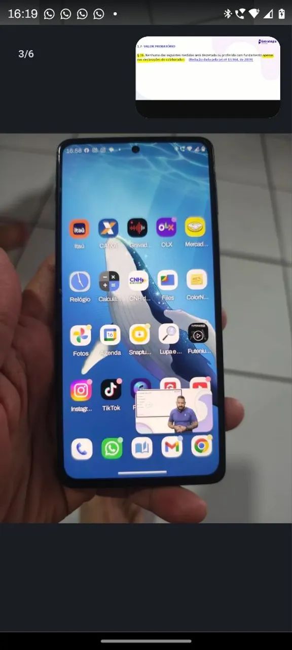Motorola EDGE 20 PRO, 256GB +12 RAM, Todo Novinho!!