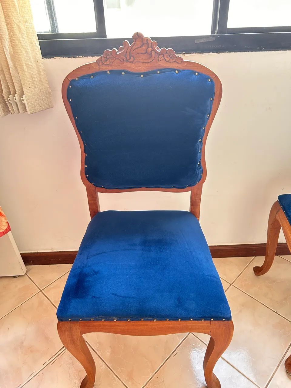 Par de Cadeiras de madeira antiga Luiz XV - Foto 5