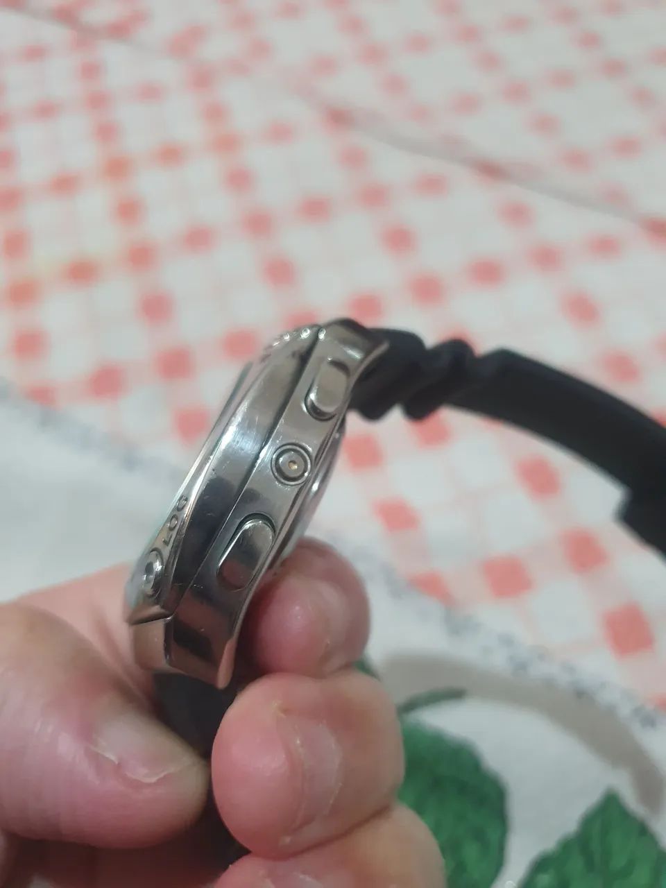 Citizen eco driver meia lua funcionando normalmente todo em aço inox original sensor off - Foto 3