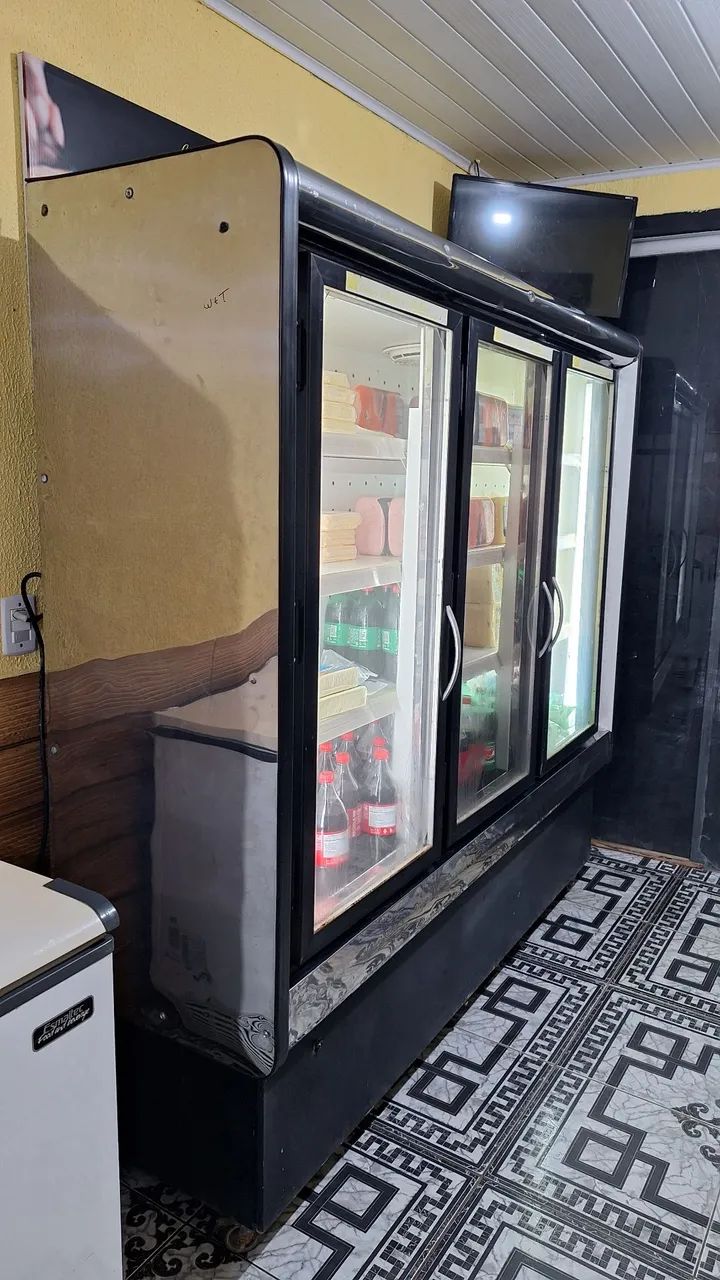 REFRIGERADOR 3 PORTAS FUNCIONANDO PERFEITAMENTE... - Foto 2