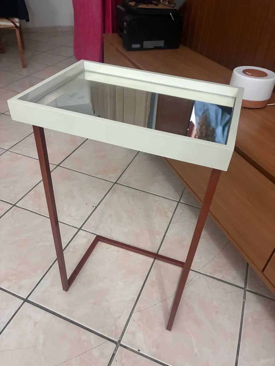 Vendo Mesa Lateral Apoio Sofá  - Foto 2