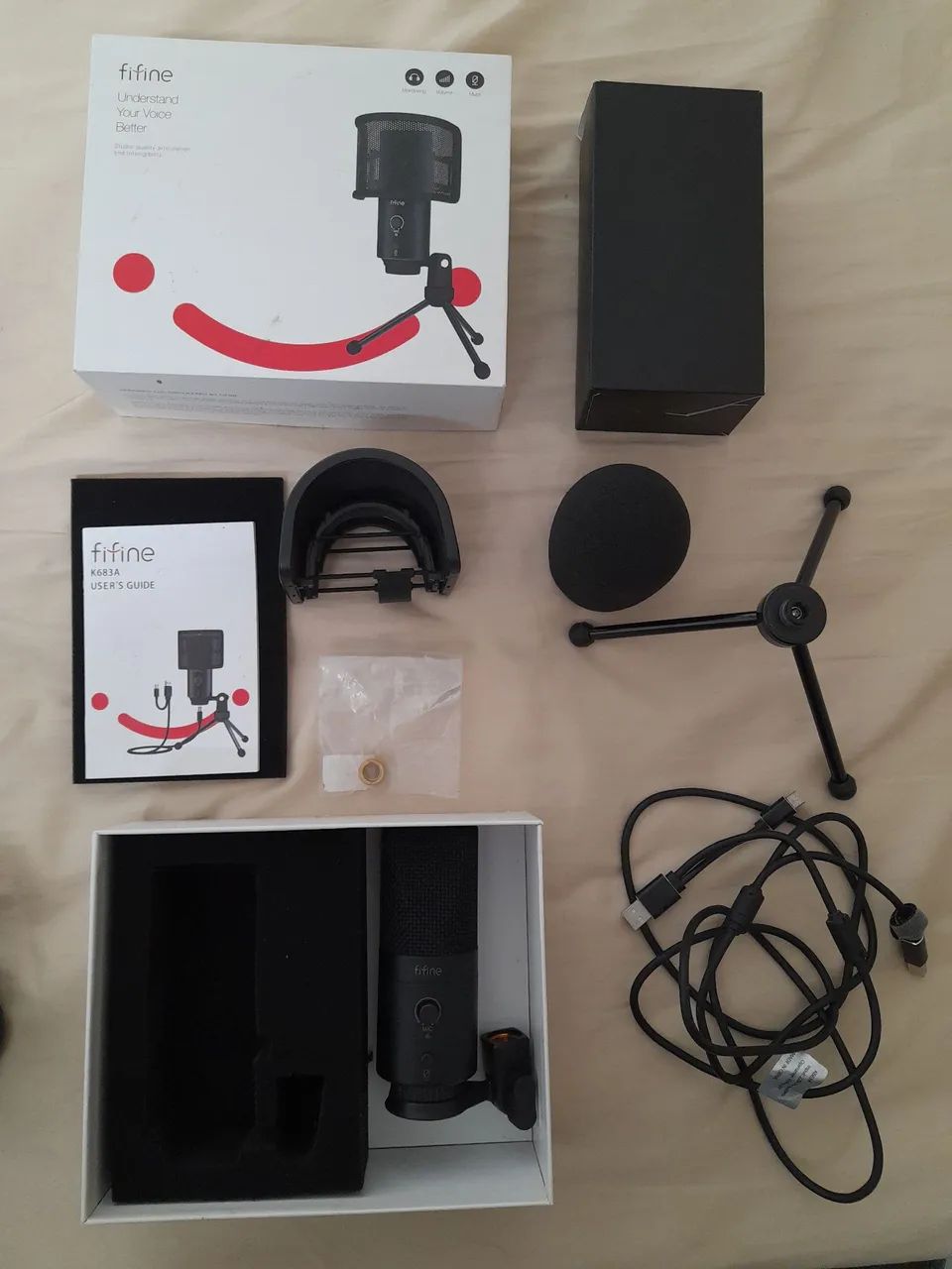 Microfone fifine USB/USB-C