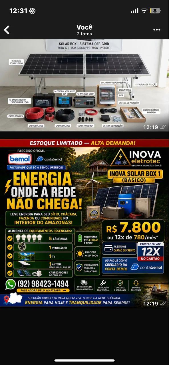 Kit solar 